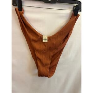 NWT Aerie Bikini Bottom – Ribbed / Bronze – Size XL